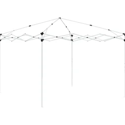 vidaXL Pop-up partytent 288 x 288 x 245 cm Crèmekleurig Oxford Stof