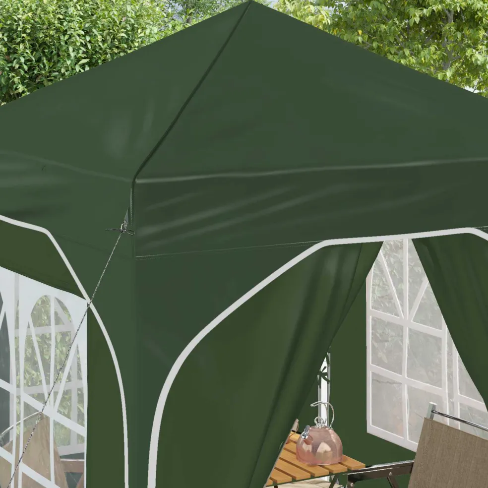 vidaXL Pop-up partytent 192 x 192 x 245 cm Groen