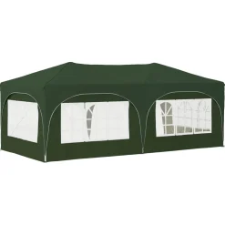 vidaXL Pop-up partytent 575 x 288 x 245 cm Groen Oxford Stof