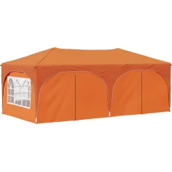 vidaXL Pop-up partytent 575 x 288 x 245 cm Oranje Oxford Stof