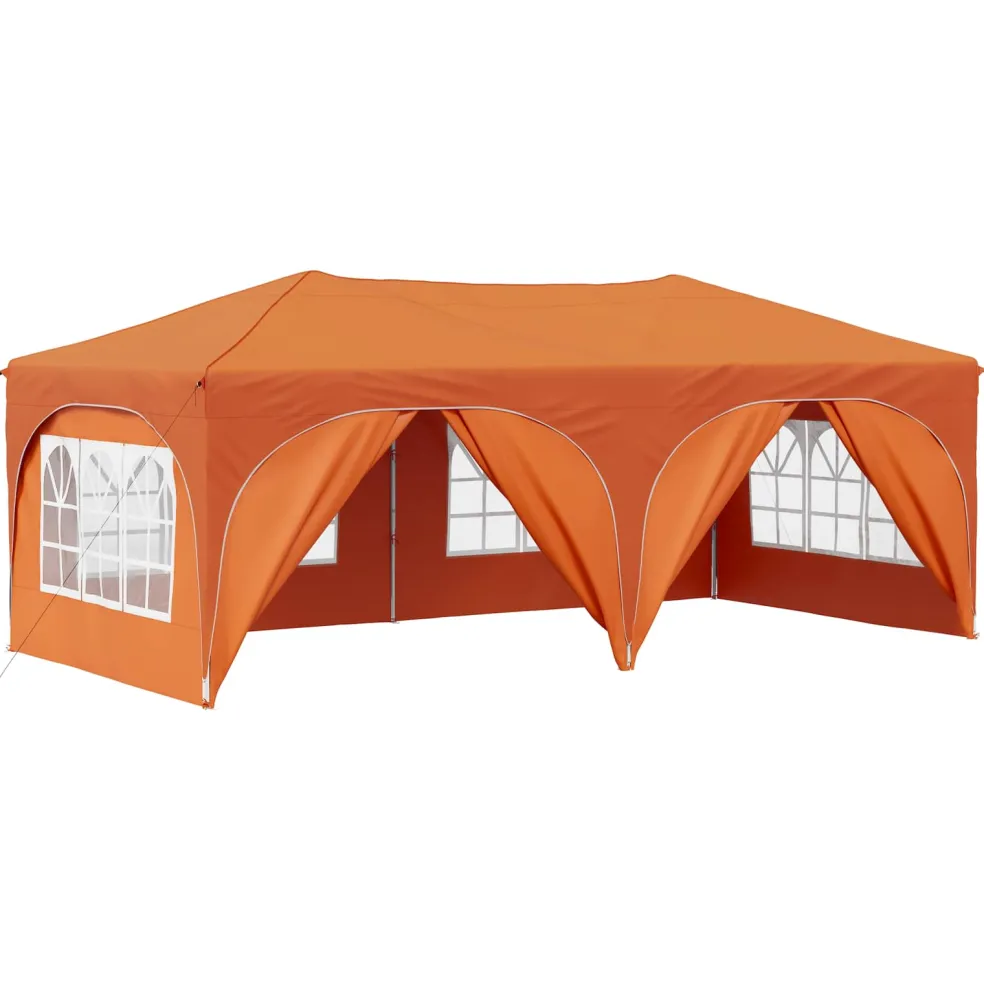 vidaXL Pop-up partytent 575 x 288 x 245 cm Oranje Oxford Stof