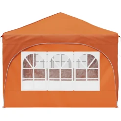vidaXL Pop-up partytent 575 x 288 x 245 cm Oranje Oxford Stof