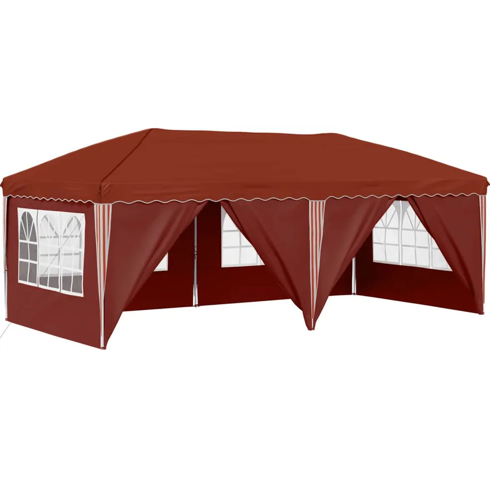 vidaXL Pop-up partytent 575 x 288 x 245 cm Terracotta
