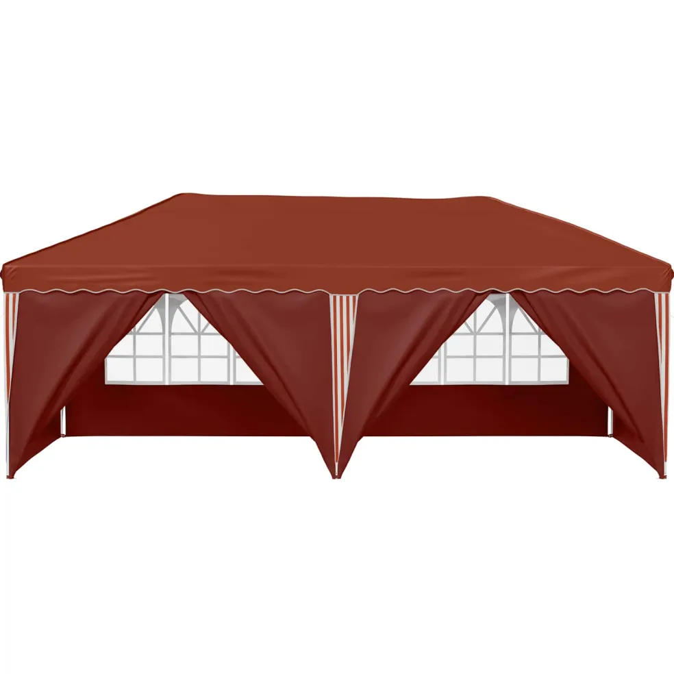 vidaXL Pop-up partytent 575 x 288 x 245 cm Terracotta