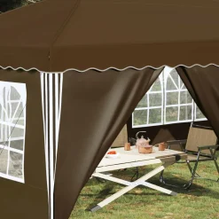 vidaXL Pop-up partytent 575 x 288 x 245 cm Taupe