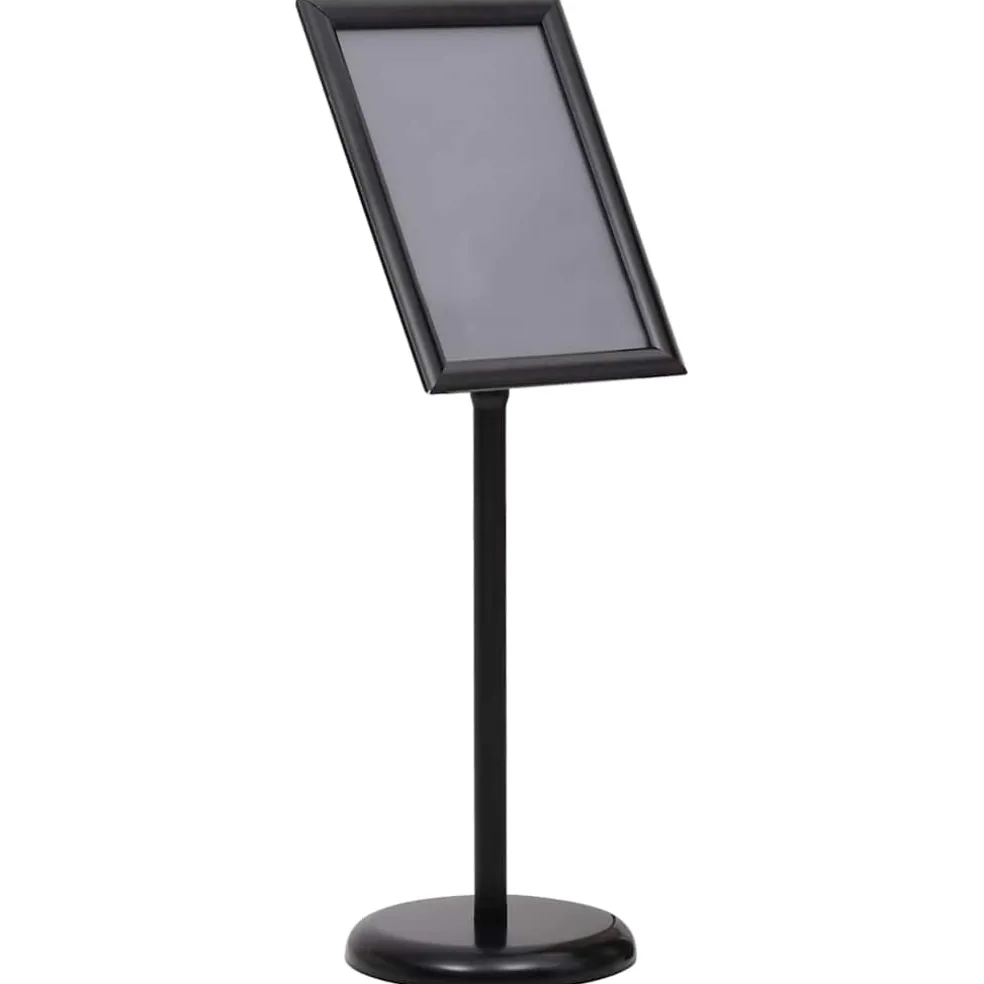 vidaXL Posterstandaard A3 aluminiumlegering zwart
