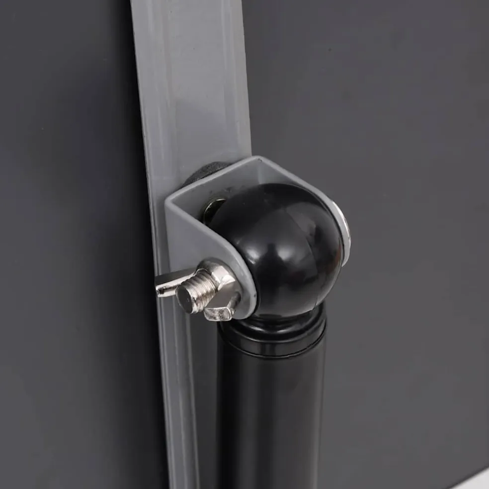 vidaXL Posterstandaard A3 aluminiumlegering zwart