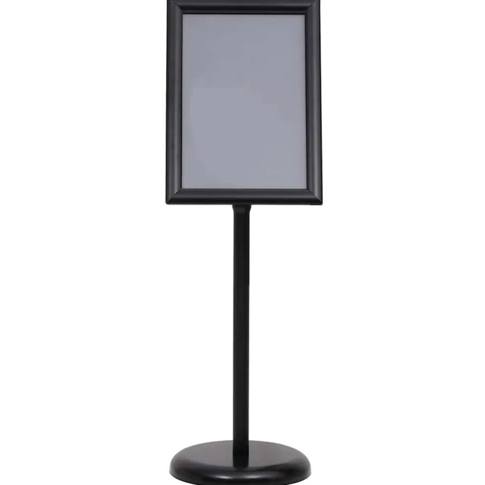 vidaXL Posterstandaard A3 aluminiumlegering zwart