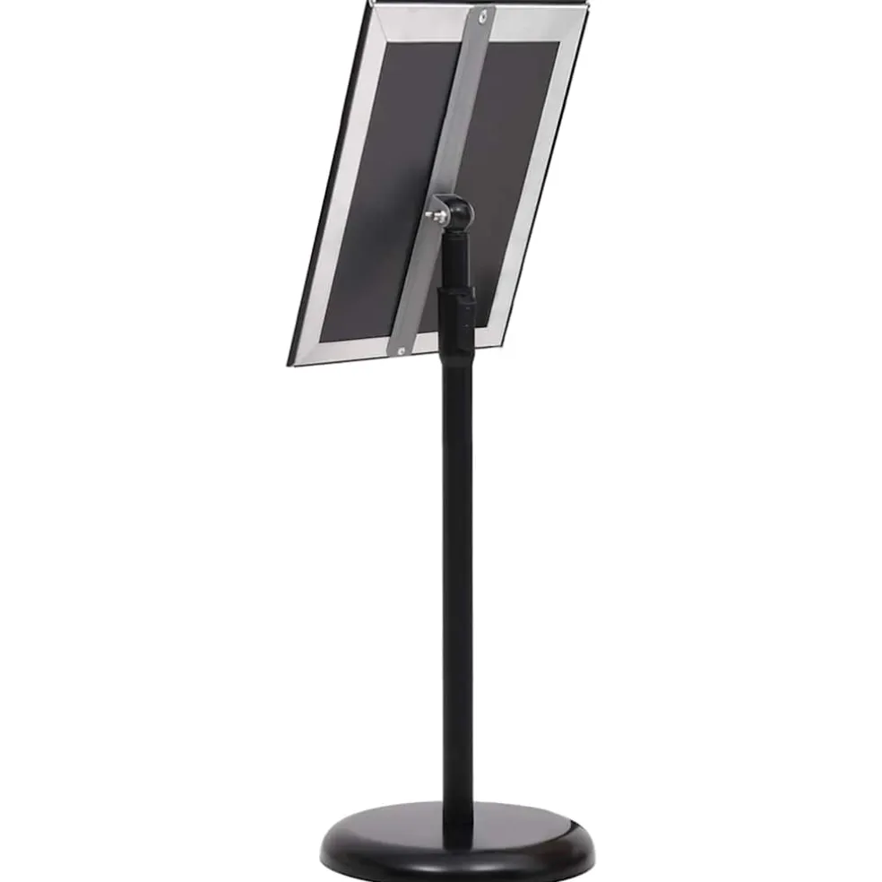 vidaXL Posterstandaard A3 aluminiumlegering zwart