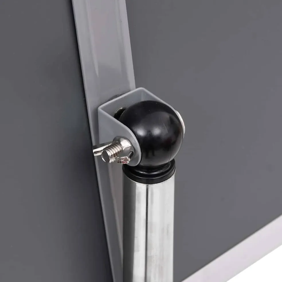 vidaXL Posterstandaard A3 aluminiumlegering zilverkleurig