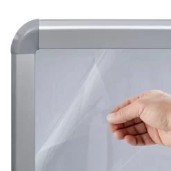 vidaXL Posterstandaard A1 waterdicht aluminiumlegering grijs