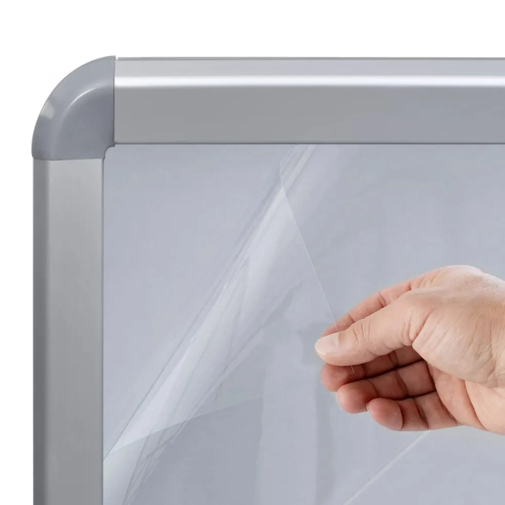vidaXL Posterstandaard A1 waterdicht aluminiumlegering grijs
