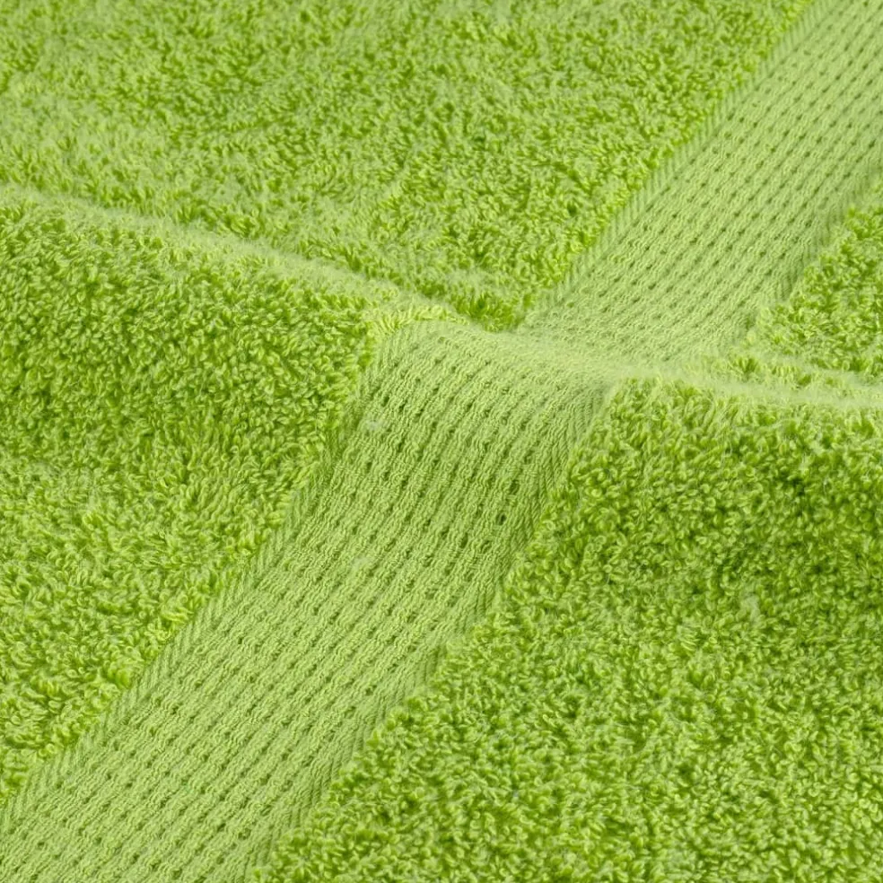 vidaXL Premium washandjes SOLUND 2 st appelgroen 30x30 cm 600 g/m2
