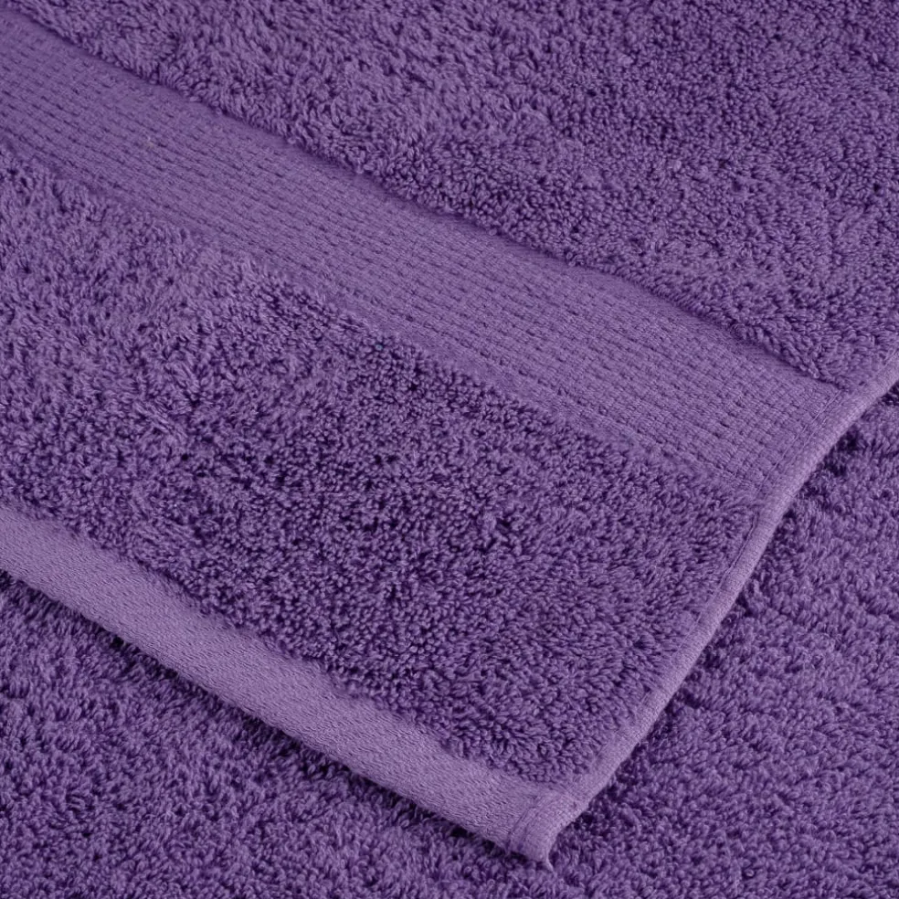 vidaXL Premium washandjes SOLUND 2 st paars 30x30 cm 600 g/m2