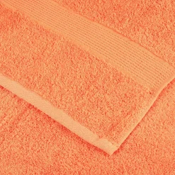 vidaXL Premium washandjes SOLUND 2 stuks oranje 30x30 cm 600 g/m2