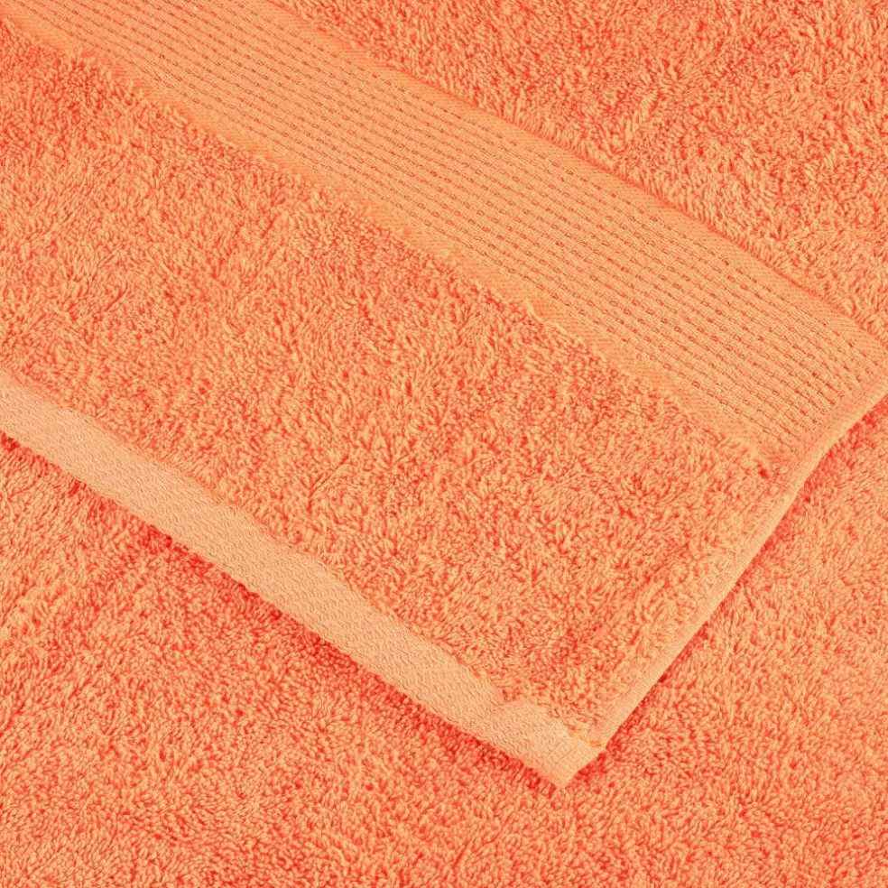 vidaXL Premium washandjes SOLUND 2 stuks oranje 30x30 cm 600 g/m2