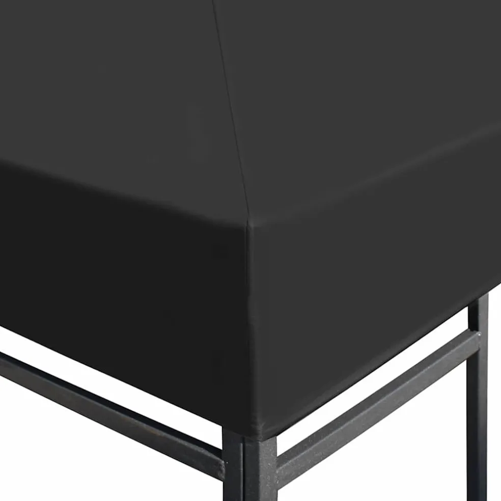 vidaXL Prieeldak 310 g/m² 3x3 m grijs