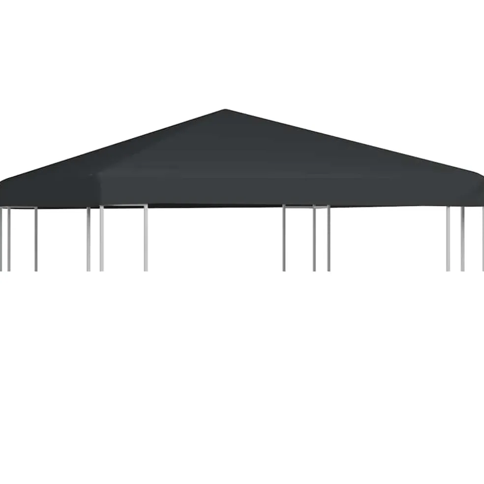 vidaXL Prieeldak 310 g/m² 3x3 m grijs