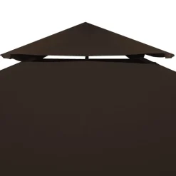 vidaXL Prieeldak 2-laags 310 g/m² 3x3 m bruin