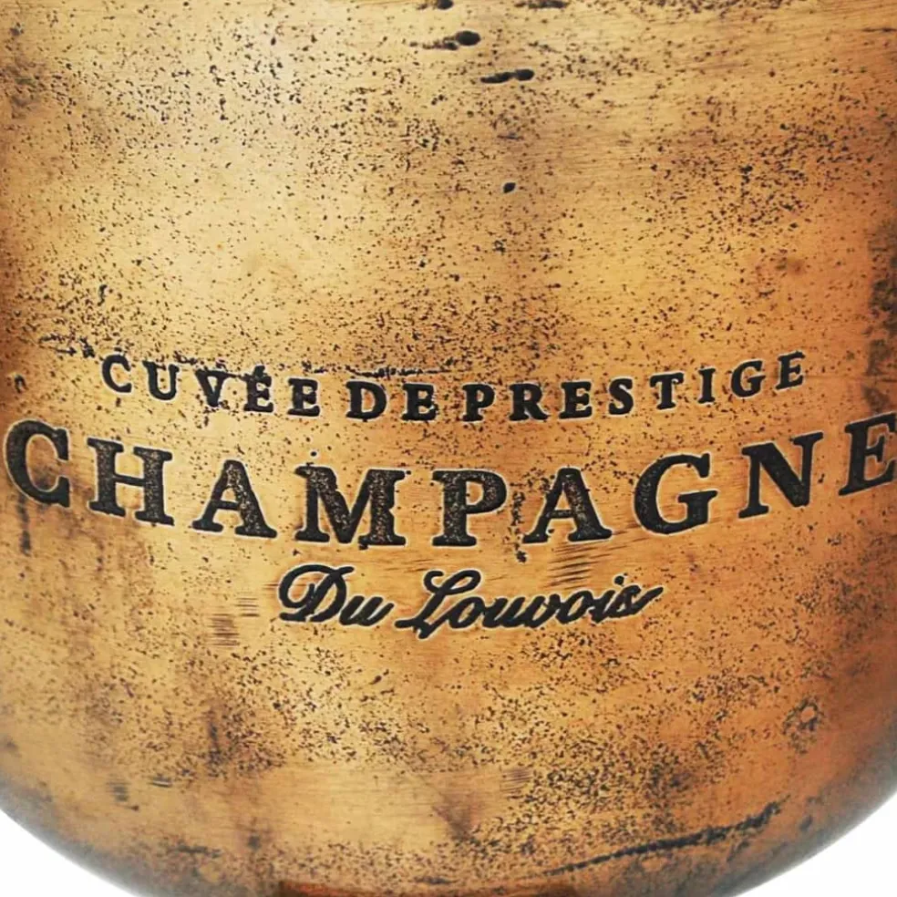 vidaXL Prijzenbeker champagnekoeler koperbruin