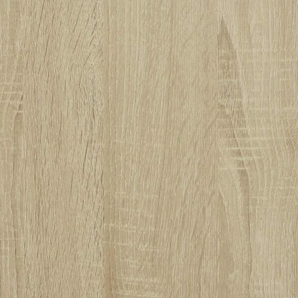 vidaXL Printerkastje 3-laags 50x41x75 cm bewerkt hout sonoma eiken