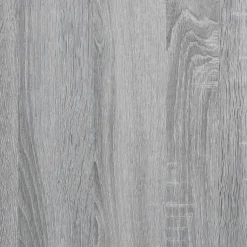 vidaXL Printerkastje 2-laags 41x28x33,5 cm bewerkt hout grijs sonoma