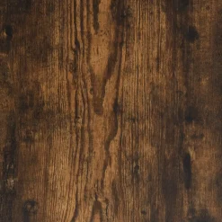 vidaXL Printerkastje 2-laags 50x40x38 cm bewerkt hout gerookt eiken