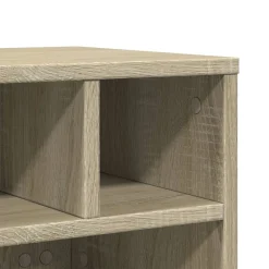 vidaXL Printerkastje met wielen 60x50x67 cm sonoma eikenkleurig