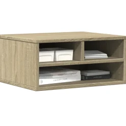 vidaXL Printerkastje 49x40x22,5 cm bewerkt hout sonoma eikenkleurig