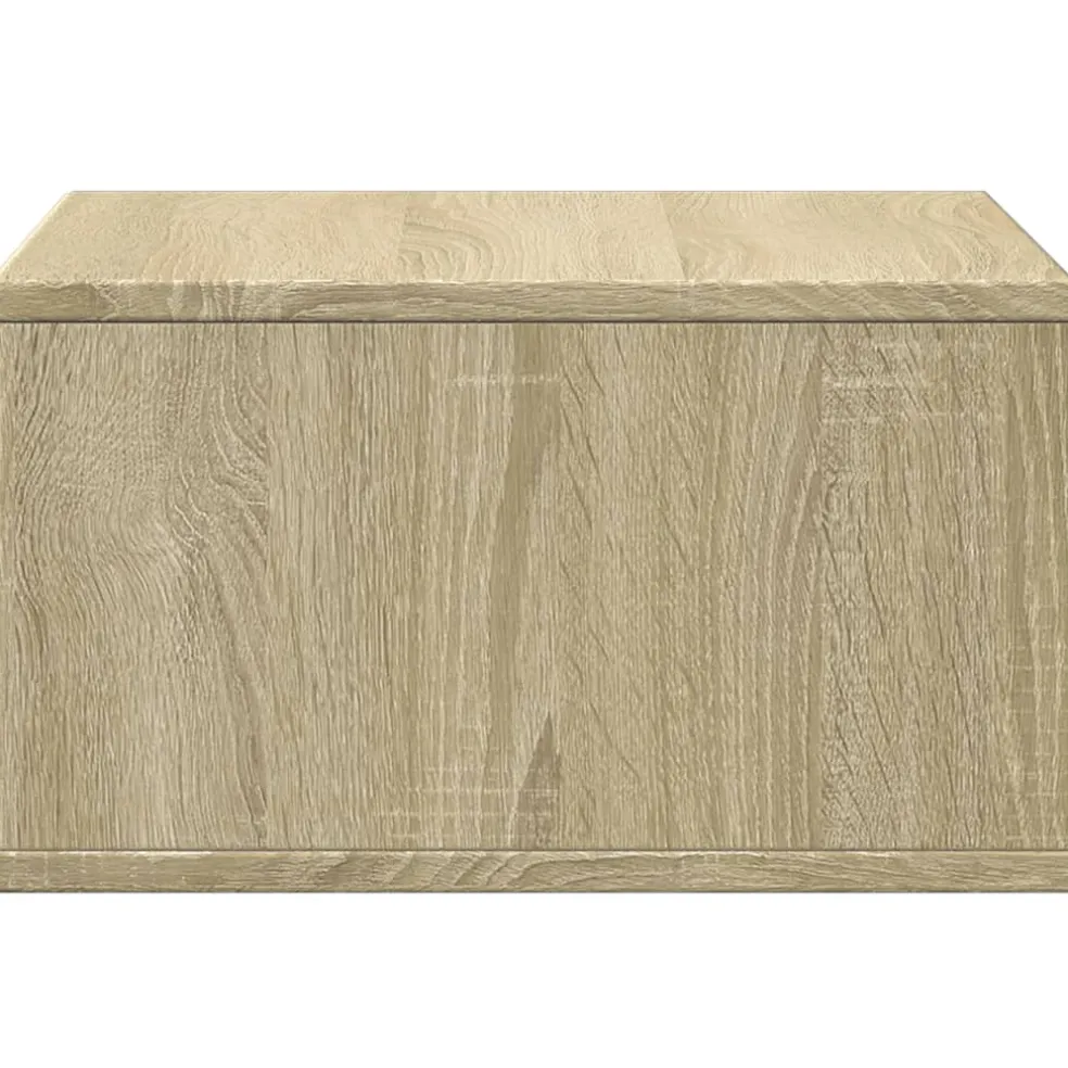 vidaXL Printerkastje 49x40x22,5 cm bewerkt hout sonoma eikenkleurig