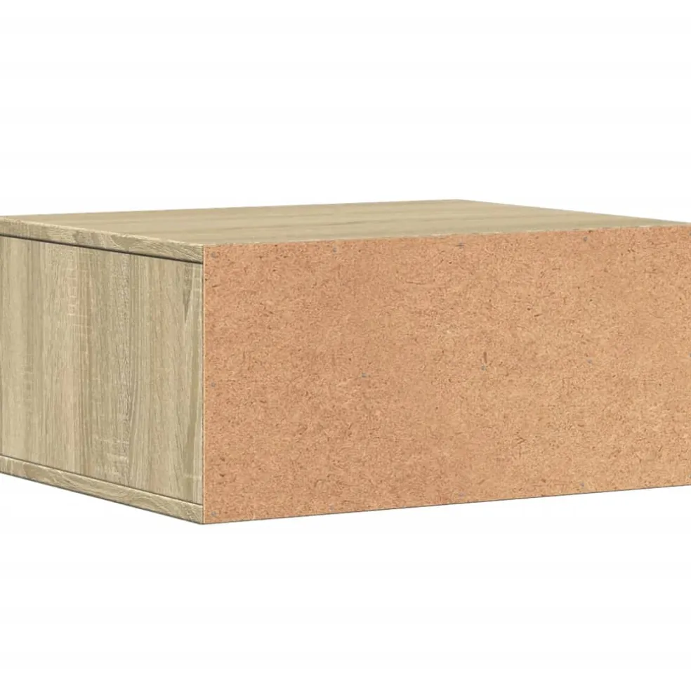 vidaXL Printerkastje 49x40x22,5 cm bewerkt hout sonoma eikenkleurig