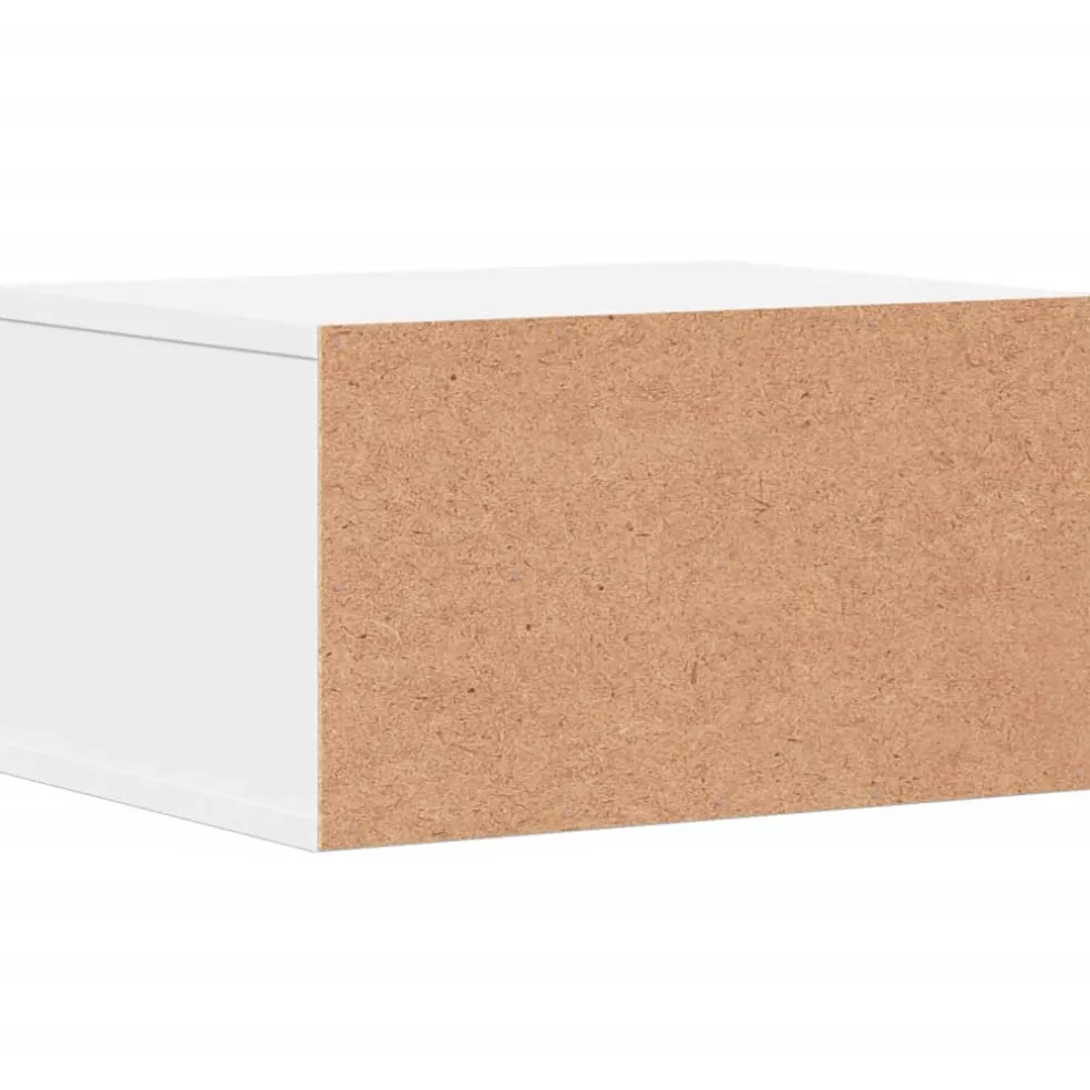 vidaXL Printerkastje 40x32x22,5 cm bewerkt hout wit