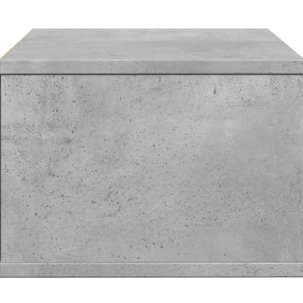 vidaXL Printerkastje 49x40x22,5 cm bewerkt hout betongrijs