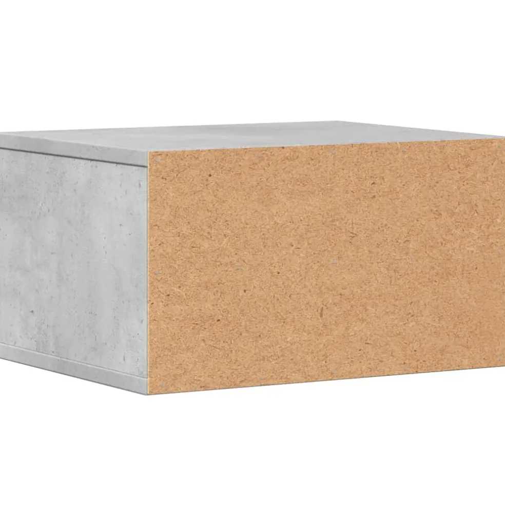 vidaXL Printerkastje 49x40x22,5 cm bewerkt hout betongrijs