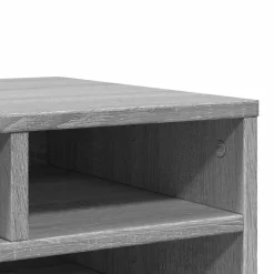 vidaXL Printerkastje 49x40x22,5 cm bewerkt hout grijs sonoma eiken