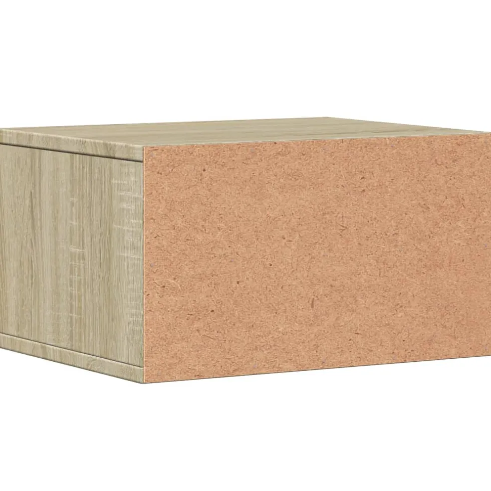 vidaXL Printerkastje 40x32x22,5 cm bewerkt hout sonoma eikenkleurig