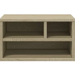 vidaXL Printerkastje 40x32x22,5 cm bewerkt hout sonoma eikenkleurig