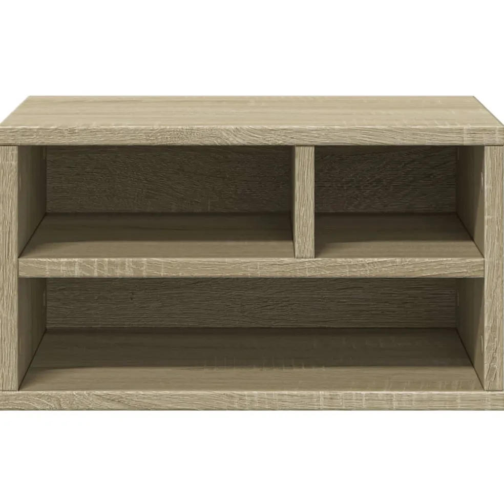 vidaXL Printerkastje 40x32x22,5 cm bewerkt hout sonoma eikenkleurig