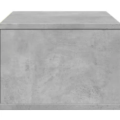 vidaXL Printerkastje 40x32x22,5 cm bewerkt hout betongrijs