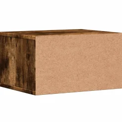 vidaXL Printerkastje 40x32x22,5 cm bewerkt hout gerookt eikenkleurig
