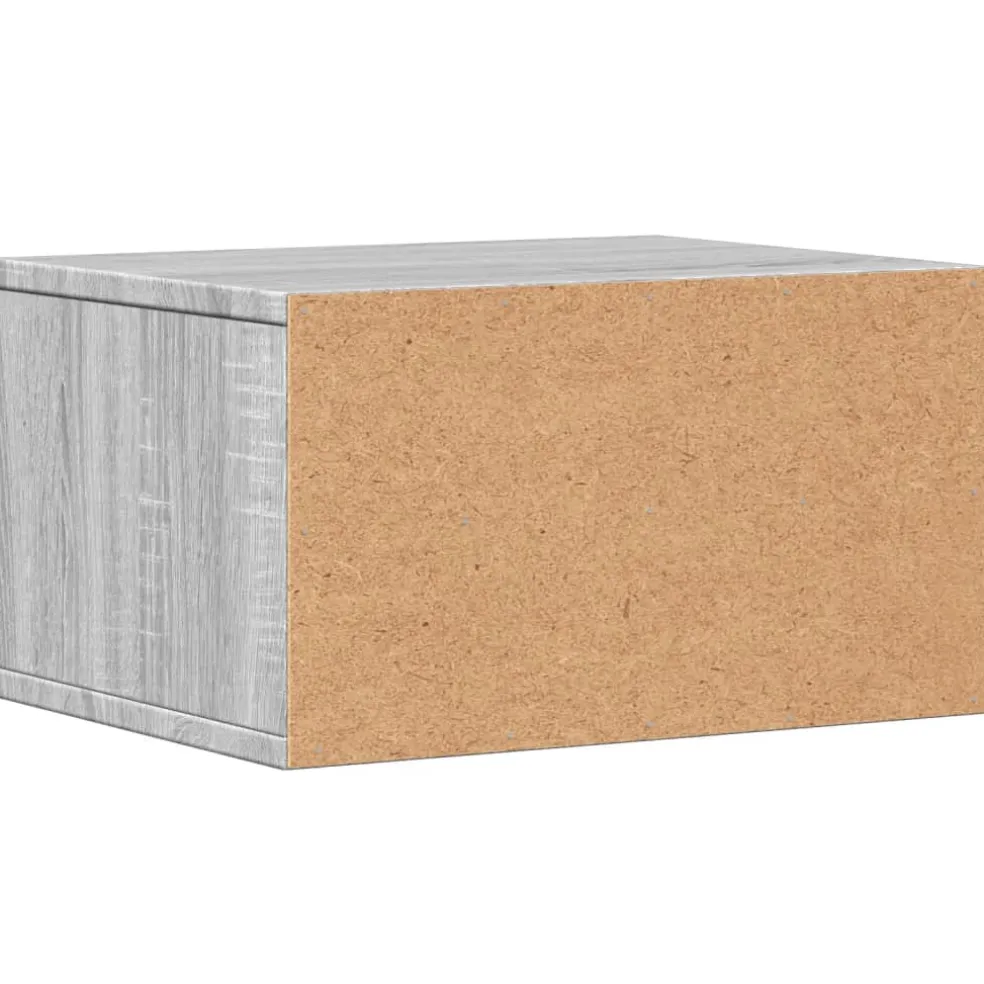 vidaXL Printerkastje 40x32x22,5 cm bewerkt hout grijs sonoma eiken