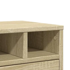vidaXL Printerkastje 40x32x22,5 cm bewerkt hout sonoma eikenkleurig