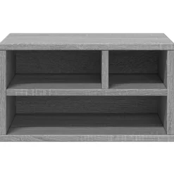 vidaXL Printerkastje 40x32x22,5 cm bewerkt hout grijs sonoma eiken