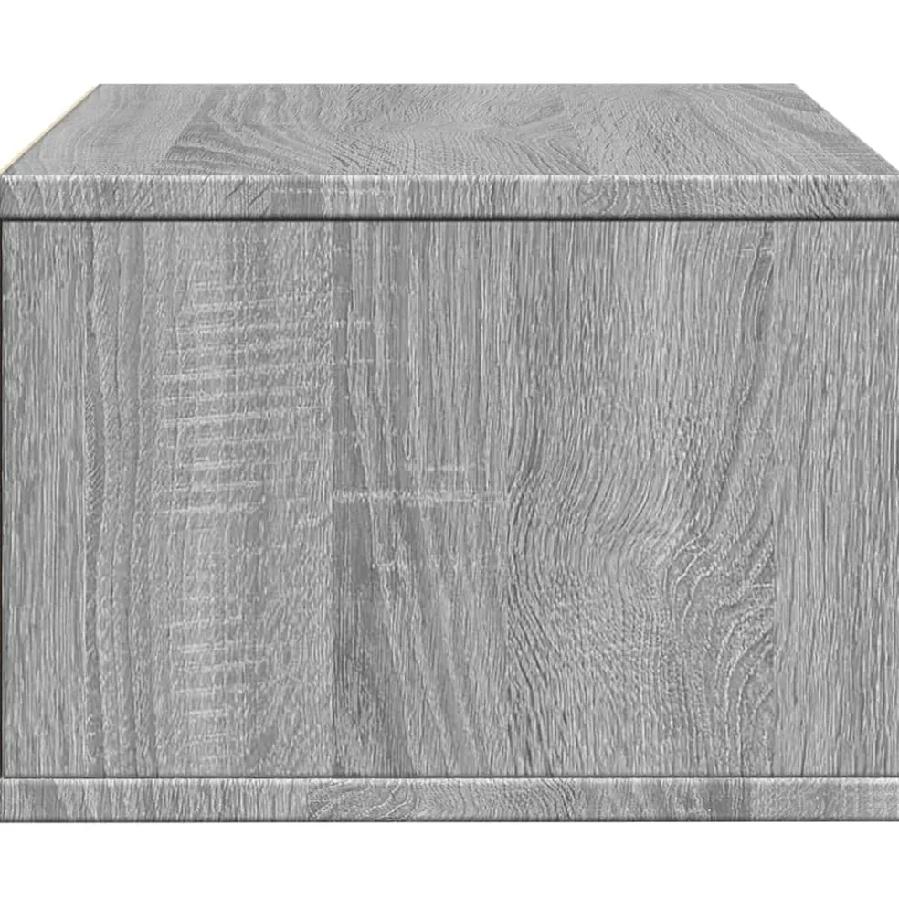 vidaXL Printerkastje 40x32x22,5 cm bewerkt hout grijs sonoma eiken