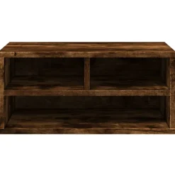 vidaXL Printerkastje 49x40x22,5 cm bewerkt hout gerookt eikenkleurig
