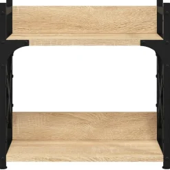 vidaXL Printerstandaard 2-laags 40x20x40 cm bewerkt hout sonoma eiken