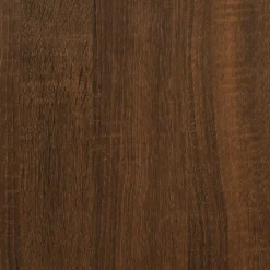 vidaXL Printerstandaard 2-laags 40x20x40 cm bewerkt hout bruineiken