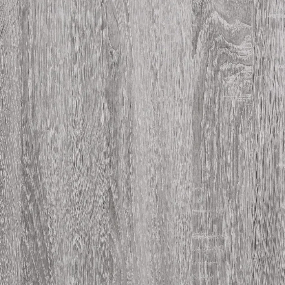 vidaXL Printerstandaard 44x26x31,5 cm bewerkt hout grijs sonoma eiken