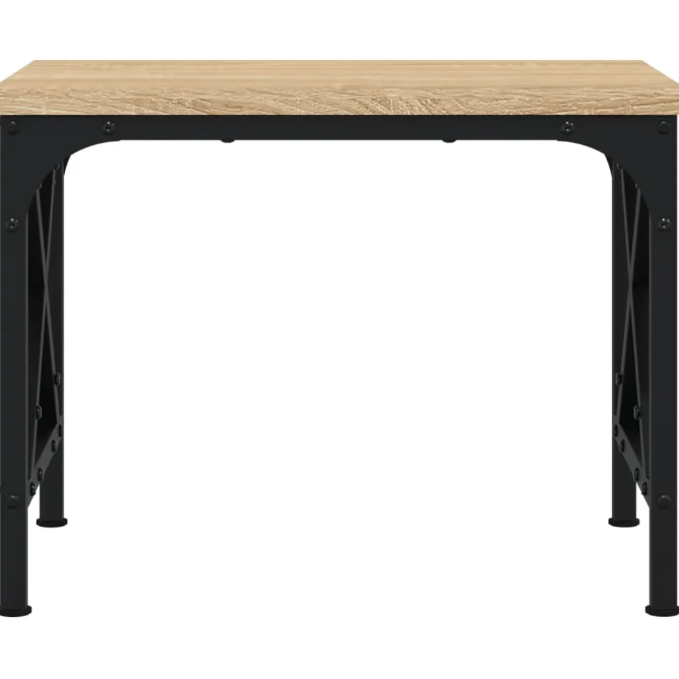 vidaXL Printerstandaard 40x30x31 cm bewerkt hout sonoma eikenkleurig
