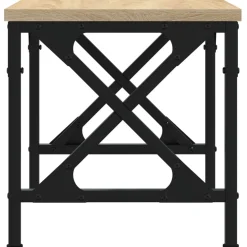 vidaXL Printerstandaard 40x30x31 cm bewerkt hout sonoma eikenkleurig